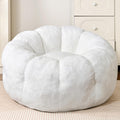 Flower-Shaped Bean Bag Chair – Ultra-Soft Faux Fur Floor Lounger for Teens & Small Spaces